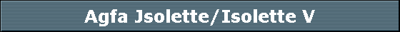 Agfa Jsolette/Isolette V