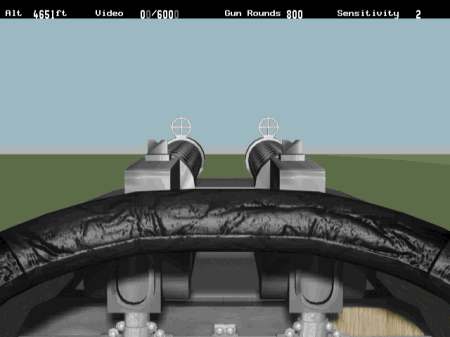 Cockpit of Albatros fighter