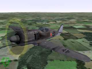 Fw190-A8, good graphics but a pain to fly