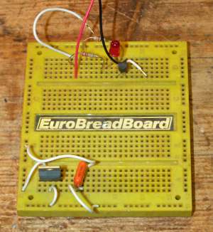 Solderless patchboard - often known as Breadboard