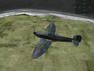 Good looking Spitfire - not like Jane's Attack Squadron