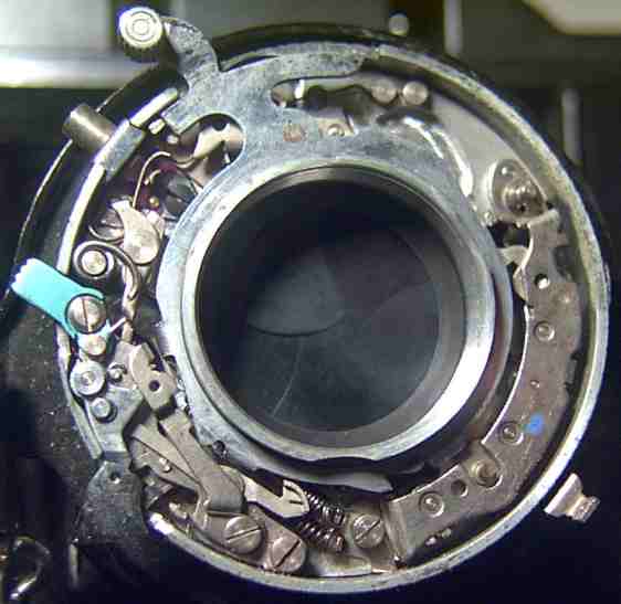 Fig 7. Shutter with front plate removed