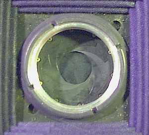 Fig 9. View inside back of camera with back element removed