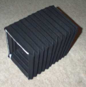 Finished bellows - before adding end mounts