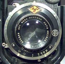 Close up of lens and shutter