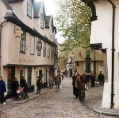 Photo of street in Norwich, UK